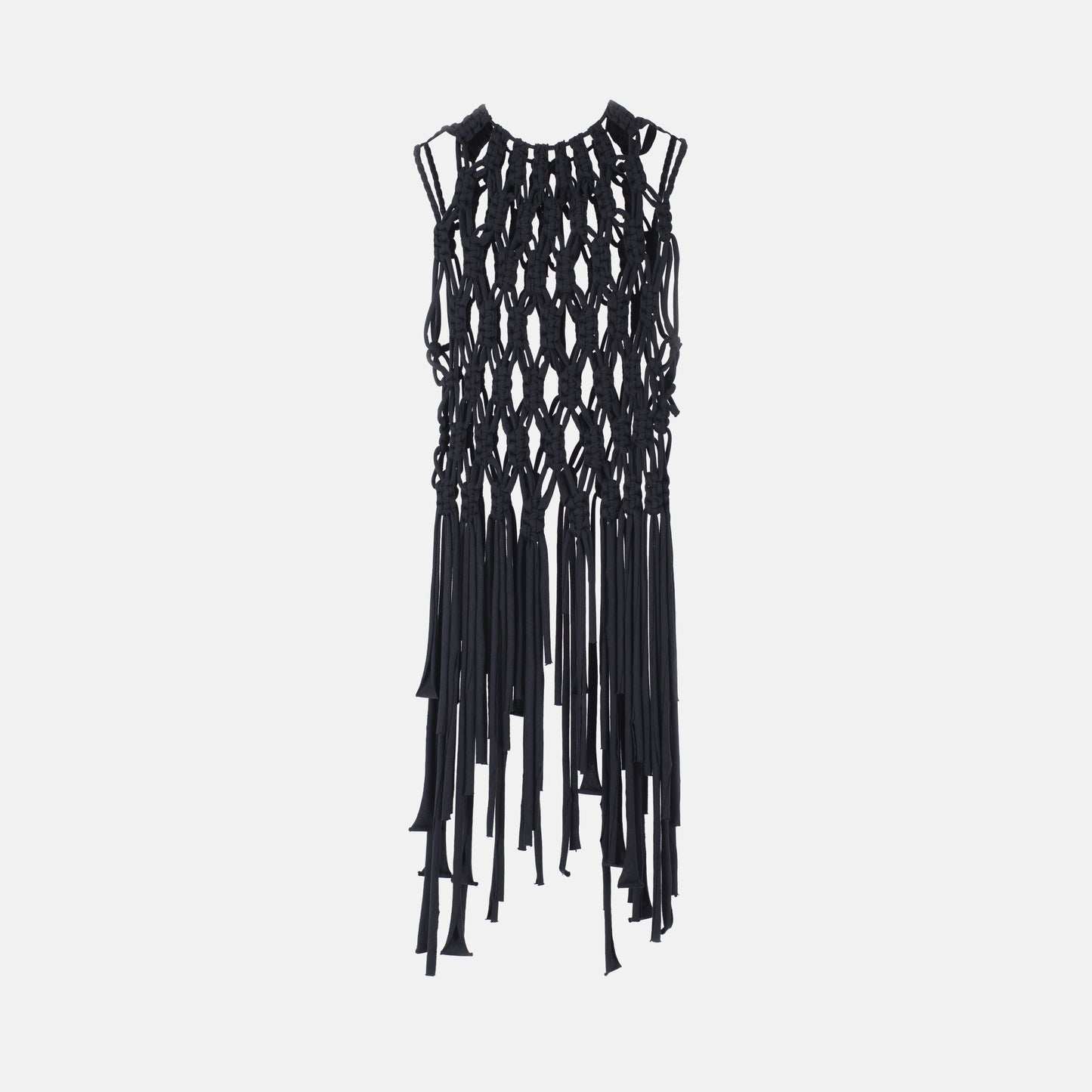Skadi Macrame Top Black